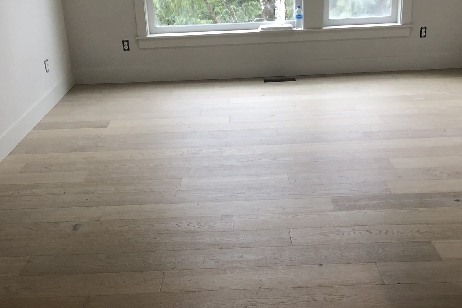 Engineered hardwood flooring installation