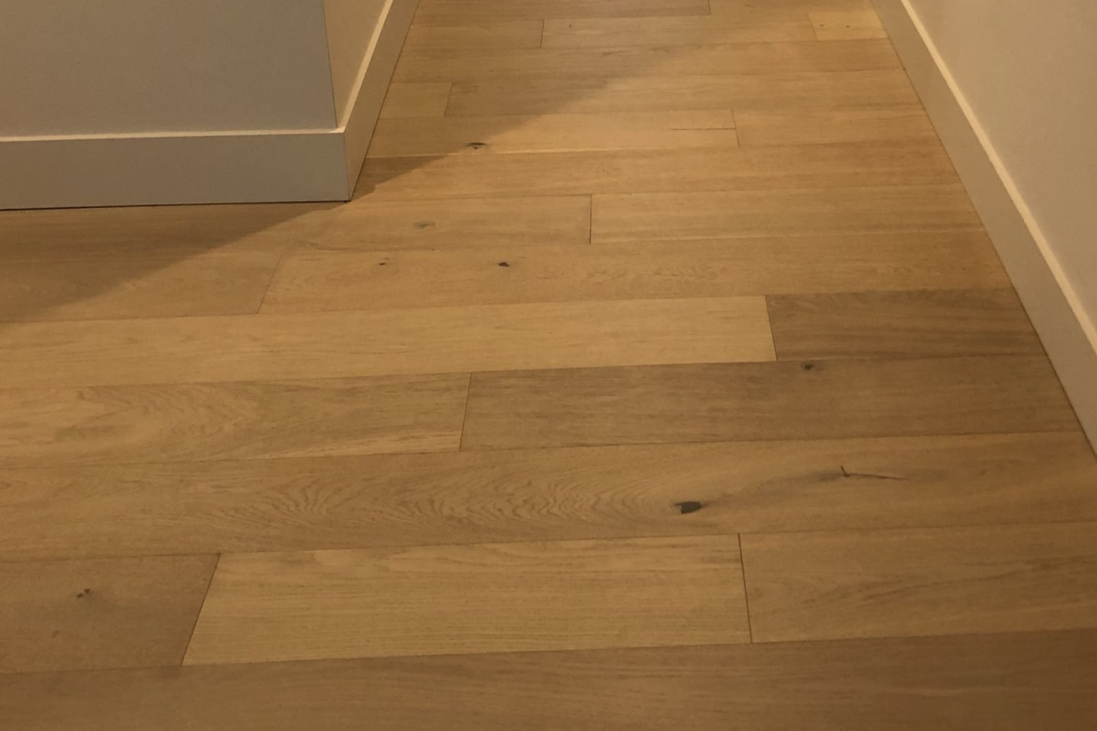 White oak hardwood flooring installation