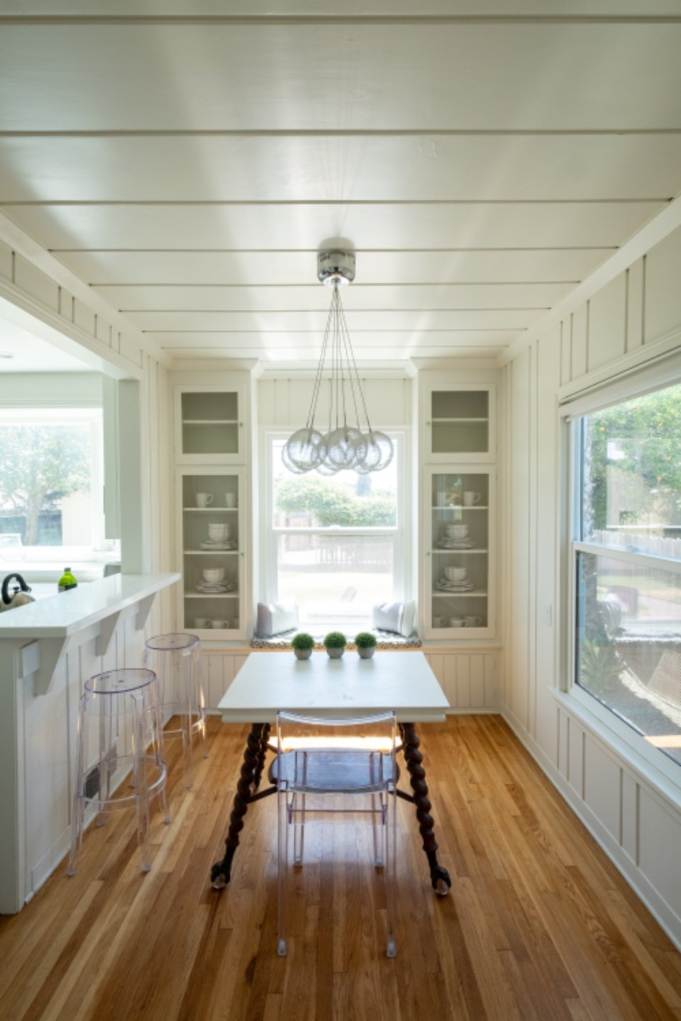 Luxury vinyl plank flooring